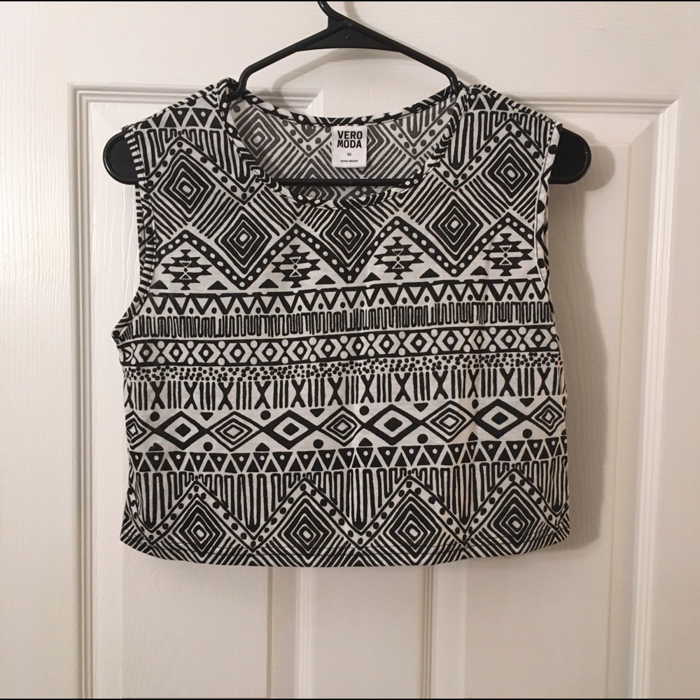 Aztec Crop Top